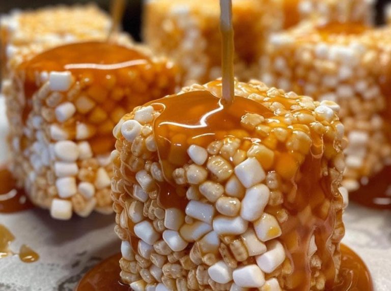 Caramel Marshmallow Rice Krispie Balls Recipe - MAKINGOURLIFEMATTER